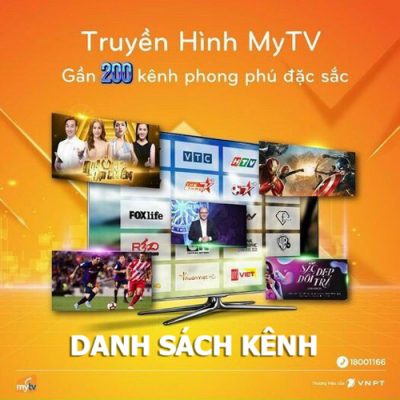 danh sách kênh truyền hình MyTV VNPT